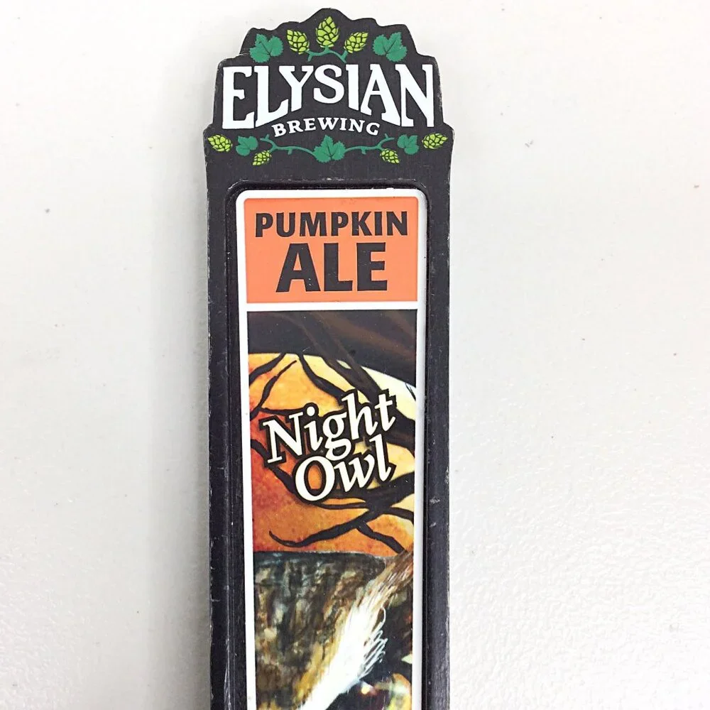 Elysian Brewing Beer Tap Handle Night Owl‎ Pumpkin Ale The Immortal IPA 11